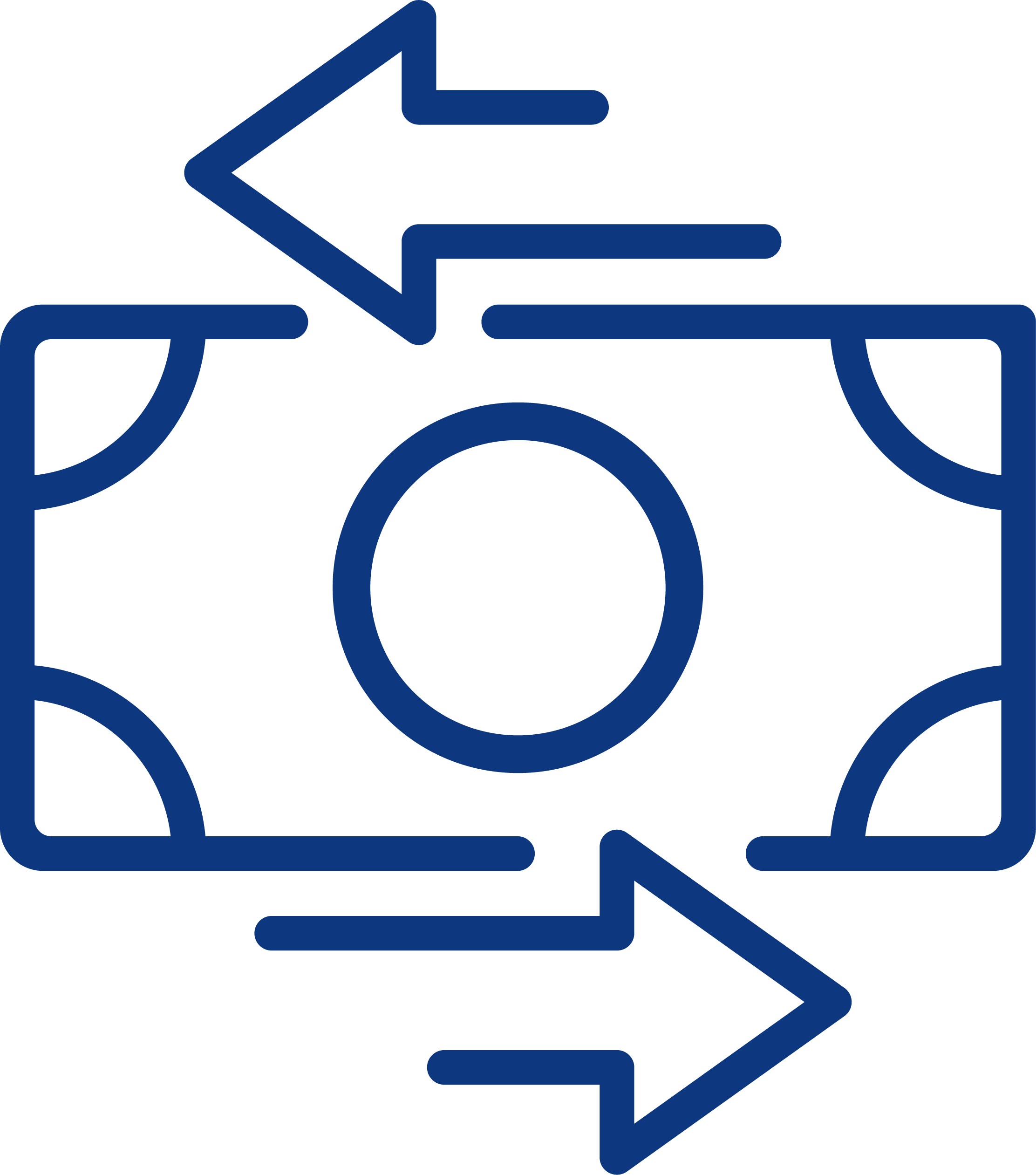 A bill with two sided arrows