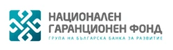 Лого на Националния гаранционен фонд с графичен символ и надпис върху бял фон.