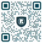 QR код за достъп до приложението m-Token Postbank с логото на услугата, разположено в центъра.