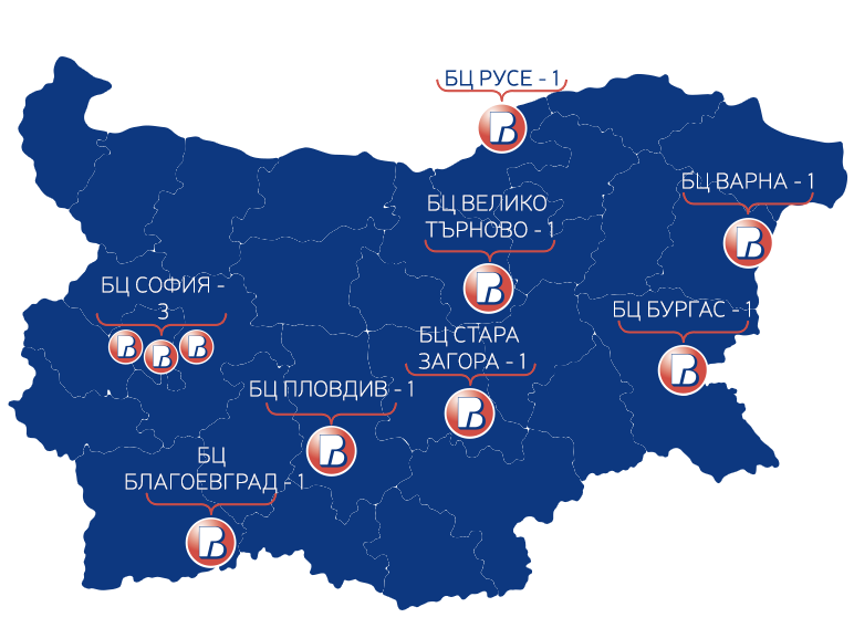 Business centers map